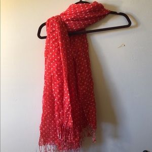 polka dot scarf